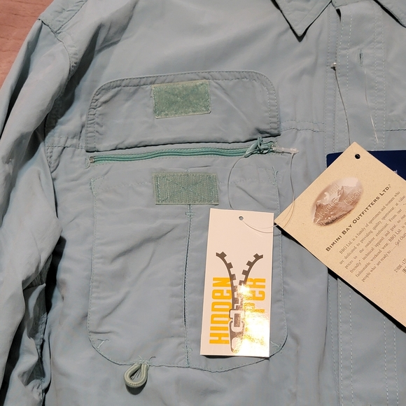 Bimini Bay Outfitters Ltd Long Sleeve Button Up UPF 50+ Shirt NWOT - Picture 4 of 15